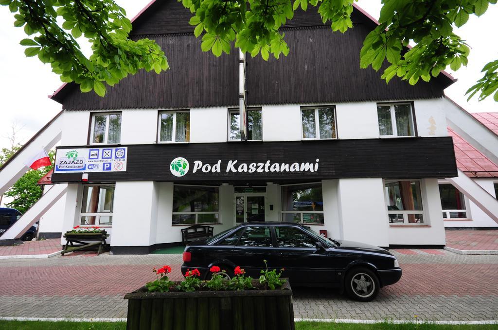 Zajazd Pod Kasztanami Ryn  Esterno foto